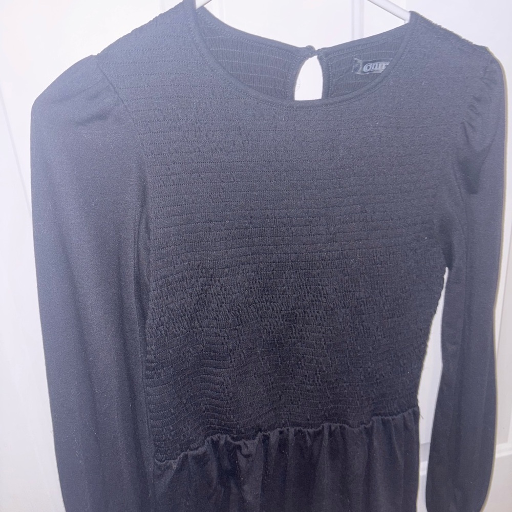 Connie Black Long Sleeve Blouse